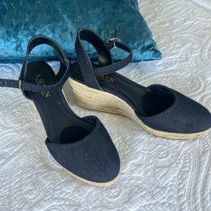 Wedge espadrilles sz 8.5